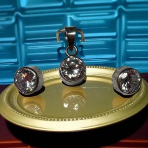 Conjunto Colgante Y Pendientes