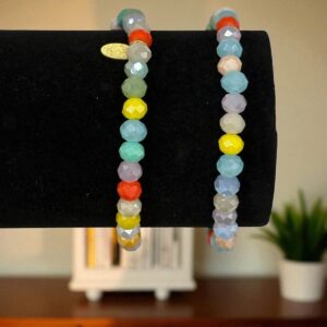 Pulsera piedras de colores